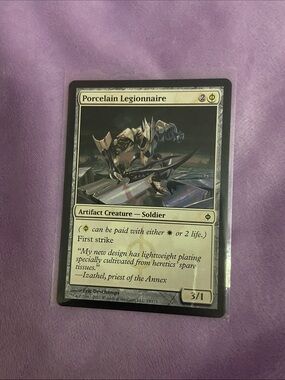 Porcelain Legionnaire Magic: The Gathering Card - White Artifact Creature